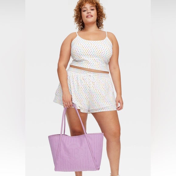 Roller Rabbit Handbags - Roller rabbit x target large beach tote bag —Lavender